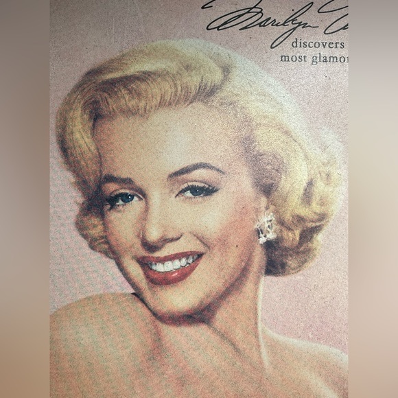 Marilyn Monroe Joy Joy Cosmetics 11x16 1995 Tin Wall Decor - Picture 5 of 5